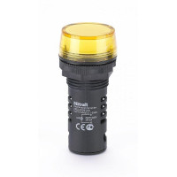 Лампа коммутационная ADDS ЛК-22 d22мм 220В AC/DC желт. LED DEKraft 25120DEK