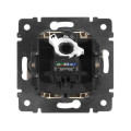 Механизм розетки информ. 1-м СП Valena RJ45 CAT.5E UTP на винтах сл. кость Leg 774138