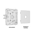 MA643010 Комплект механизма TV розетки оконечной ALFA Темная бронза матовый 50-870 MHz 1dB QUANT (AP6430, VM202) AMBRELLA VOLT