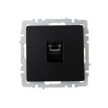 BRITE Розетка компьютерная RJ45 кат.6 РК11-БрЧ черный IEK