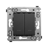 Кнопка 2-кл. СП Avanti Черный матовый DKC 4412154