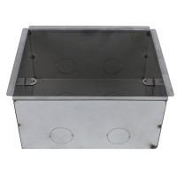 MultiDesk Коробка монтажная для бетонных полов для люка на 8 модулей СТАЛЬ MDK10308
