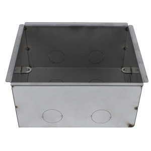 MultiDesk Коробка монтажная для бетонных полов для люка на 8 модулей СТАЛЬ MDK10308