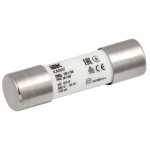 Вставка плавкая цилиндрическая ПВЦ 10х38 0.5А KARAT IEK MFL10-D05