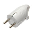 Вилка электрическая с заземл. с кольцом (ушком) 16А 250В IP20 бел. TOKOV ELECTRIC TKL-PLUZR-C01