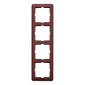 Рамка 4 поста Schneider Electric W59, дуб мореный, KD-4-98