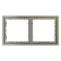 Рамка пластиковая VOLTUM S70 на 2 поста, (шелк)