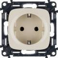 Механизм розетки 1-м СП Valena Allure 16А IP2X 250В 2PE безвинт. клеммы с лицев. панелью сл. кость Leg 753821