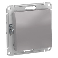 ATLASDESIGN AQUA 1-клавишный ПЕРЕКЛЮЧАТЕЛЬ, IP44, сх.6, 10АХ, механизм, АЛЮМИНИЙ ATN440361