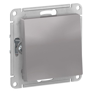 ATLASDESIGN AQUA 1-клавишный ПЕРЕКЛЮЧАТЕЛЬ, IP44, сх.6, 10АХ, механизм, АЛЮМИНИЙ ATN440361