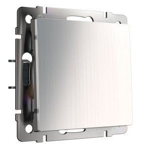 W1110002/ Выключатель одноклавишный (глянцевый никель)