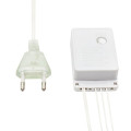 Гирлянда светодиодная Светодиодный Дождь 3х2м 240LED мультиколор 12Вт 230В IP20 свечение с динамикой провод прозр. Neon-Night 235-098
