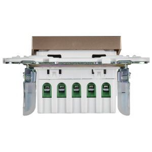 SKANDY Кнопка звонка с индикацией для отелей 10А SK-V17Sa песочный IEK
