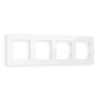 AF220104 Рамка ALFA Techno Белый глянец 4-ая AMBRELLA VOLT