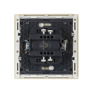 FORTE&PIANO Выключатель 1-клавишный с индикацией 10А FP402 ваниль IEK