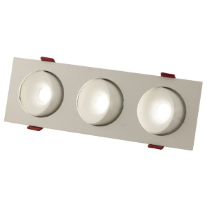 Светильник встраиваемый AM480-3 WH+WH цвет - белый (WH)