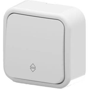 Arvia Electric, Aria, Выключатель одноклавишный проходной, IP-20 белый