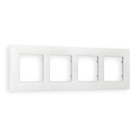 AF930104 Рамка ALFA Grand Белый мрамор 4-ая AMBRELLA VOLT