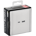 FORTE&PIANO Розетка USB A+C 18Вт FP251 белый IEK