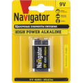 Элемент питания алкалиновый крона 6LR61 94 756 NBT-NE-6LR61-BP1 (блист.1шт) Navigator 94756