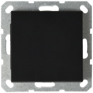 Jasmart G Черный матовый Выключатель 1-кл проходной 10A 250V~ G3012PB