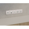 MO132005 Комплект механизма компьютерной розетки RJ-45 экранированной с автоматической защитной шторкой OMEGA Белый матовый QUANT OP1320, VM185 AMBRELLA VOLT