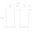 Трек-система Denkirs DK55SET04-01-DB