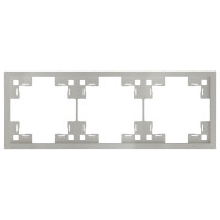 Трехместная рамка, платина (35830 PL)