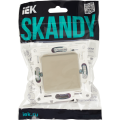 SKANDY Выключатель 1-клавишный перекрестный 10А SK-V03B бежевый IEK
