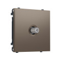 MS643050 Комплект механизма TV розетки SAT SIGMA Темная бронза матовый 5-2400MHz 3.5dB QUANT PRO (SP6430, PR215)