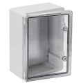 Корпус пластиковый ЩМПп 400х300х170мм прозрачная  дверь  УХЛ1 IP65