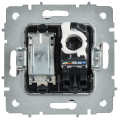 BRITE Розетка двойная TV+RJ45 кат.5E РТВ/РК12-БрАБ арктический белый IEK