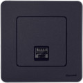 INSPIRIA Розетка компьютерная RJ45 категория 6 UTP антрацит