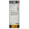 BRITE Рамка 3-местная РУ-3-2-Бр стекло дымчатый RE IEK