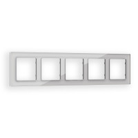 AF330405 Рамка ALFA Platos Серебро Стекло органическое 5-ая AMBRELLA VOLT