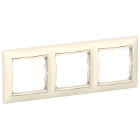 IEKVALENA Рамка 3-местная 6956331 слоновая кость IEK