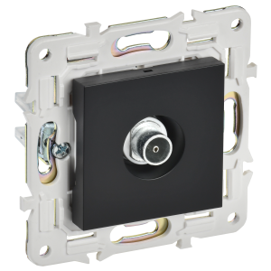 SKANDY Розетка TV оконечная SK-A12Bl черный IEK