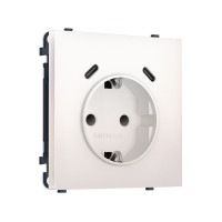 MS210510 Комплект механизма электрической розетки SIGMA Жемчуг 2USB СC 20W быст. зар. сз сш 16A-250V QUANT PRO SP2105, PR165
