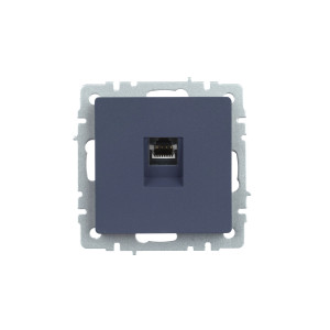 BRITE Розетка компьютерная RJ45 кат.5E РК10-БрМ маренго IEK