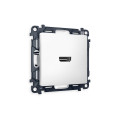 MA134010 Комплект механизма розетки HDMI 2.0 ALFA Белый матовый 40V500mA 2.0GHz 5-18Gbits QUANT AP1340, VM222 AMBRELLA VOLT