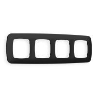 OF140704 Рамка OMEGA Ecta Черный матовый 4-ая AMBRELLA VOLT