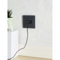 BRITE Розетка двойная TV+RJ45 кат.5E РТВ/РК12-БрГ графит IEK