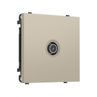 MS353005 Комплект механизма TV розетки оконечной экранированной SIGMA Кашемир 5-1000MHz 3dB QUANT PRO (SP3530, PR199)