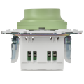 SKANDY Светорегулятор поворотный 600Вт SK-D01G мятный IEK
