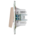 SKANDY Выключатель 2-клавишный перекрестный 10А SK-V06Sa песочный IEK