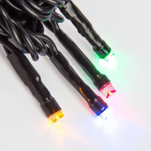 Гирлянда светодиодная Твинкл Лайт 20м 200LED мультиколор 20Вт 220-240В IP65 8 режимов провод ПВХ черн. (контроллер не в компл.) Neon-Night 303-149
