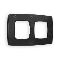 OF940702 Рамка OMEGA Opera Черный мрамор 2-ая AMBRELLA VOLT