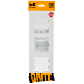 BRITE Рамка 3-местная РУ-3-Бр белый рифленый IEK