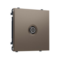 MS643005 Комплект механизма TV розетки оконечной экранированной SIGMA Темная бронза матовый 5-1000MHz 3dB QUANT PRO (SP6430, PR199)