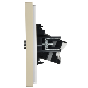 FORTE&PIANO Розетка двойная TV+RJ45 кат.5E FP436 ваниль IEK